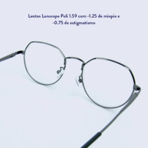 comfortable Hearing Arbitrage Óculos com -1.25 grau de miopia com astigmatismo. Conheça o Átila | Lenscope