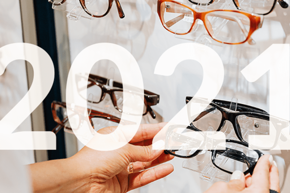 tendências de óculos de grau 2021