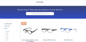 Comprar óculos de grau com lentes