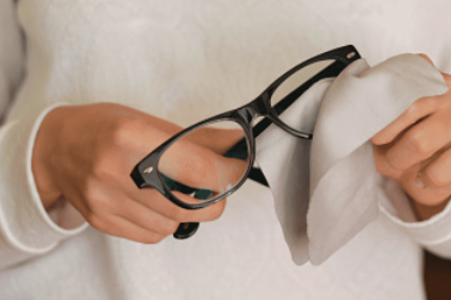Como limpar lente de óculos