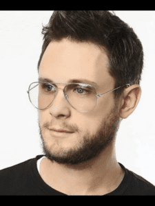 óculos minimalista masculino